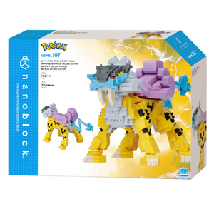 カワダ ナノブロック ポケットモンスター ライコウ デラックスエディション NBPM107ﾎﾟｹﾓﾝﾗｲｺｳDX-イメージ2