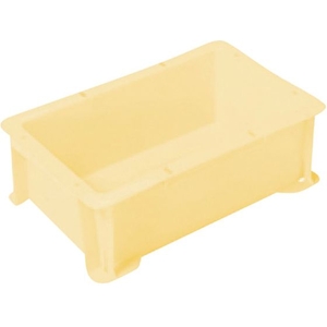 ヒシ/S型コンテナ パステルイエロー 有効内寸229×132×85mm FCA725V-3689350-イメージ1