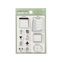 アーテック スケジュール帳用クリアスタンプ FCE534U-74600