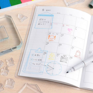 アーテック スケジュール帳用クリアスタンプ FCE534U-74600-イメージ3