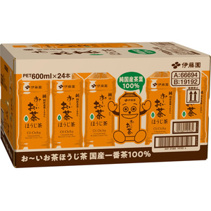 伊藤園 お～いお茶 ほうじ茶 600mL×24本 FCC5724-イメージ2