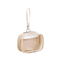 リヒトラブ myfa デコレーションボックスポーチ ミニミニ・ワイド シフォンベージュ FCG638U-A3308-16