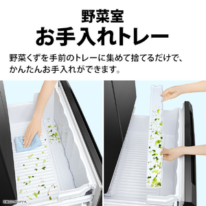 シャープ 505L 6ドア冷蔵庫 FiT63cmシリーズ ラスティックホワイト SJ-MF51P-W-イメージ12