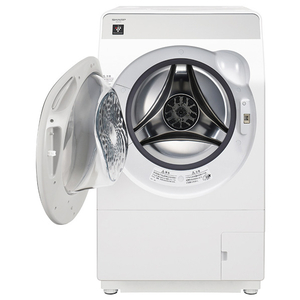 シャープ 【左開き】11．0kgドラム式洗濯乾燥機 クリスタルホワイト ES-K11C-WL-イメージ3