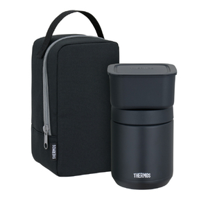 サーモス 真空断熱スープランチセット 400ml/400ml ブラック JEE-801BK-イメージ6
