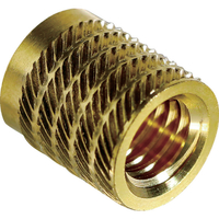 トラスコ ビットインサートねじ Ｍ３×７．０ Ｄ１＝４．５ Ｄ２＝４．８ １５個入 適応材質：熱可塑性樹脂 Y0SB-M3L7D45