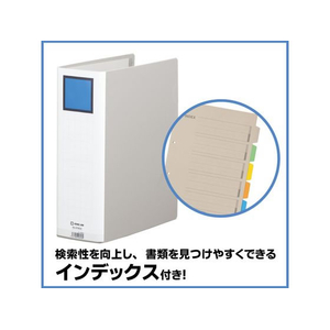 キングジム キングファイルG GX A4タテ とじ厚80mm グレー 10冊 FCC6034-978GXｸﾚ-イメージ6