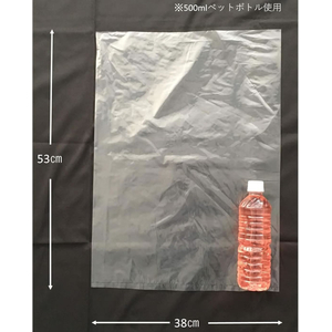 ジャパックス LD規格袋 No.18 透明 厚み0.03mm 100枚 FCG622V-K-18-イメージ5