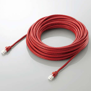 エレコム Cat6 LANケーブル(15．0m) レッド LD-GPT/R15/RS-イメージ2