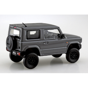 アオシマ 1/32 スズキ JB64 ジムニー カスタムホイール(ミディアムグレー) Aﾗｸﾌﾟﾗ09CUMGｼﾞﾑﾆ-CMｸﾞﾚ--イメージ3