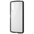 エレコム Xperia 10 V用TOUGH SLIM LITEケース フレームカラー ブラック PM-X232TSLFCBK
