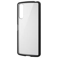 エレコム Xperia 10 V用TOUGH SLIM LITEケース フレームカラー ブラック PM-X232TSLFCBK