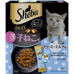 マースジャパンリミテッド シーバ デュオ 12ヶ月までの子ねこ用 クリーミーミルク味(200g) ｼ-ﾊﾞﾃﾞﾕｵｺﾈｺﾖｳﾐﾙｸｱｼﾞ200G-イメージ1