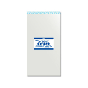 シモジマ クリスタルパック 220×400+40mm 100枚×10袋 T22-40 FC48095-006741000-イメージ1