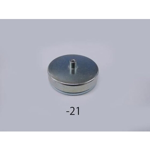 エスコ 強力マグネット φ57×10mm M4×0.7 280N FCY0559-EA781EH-21-イメージ1