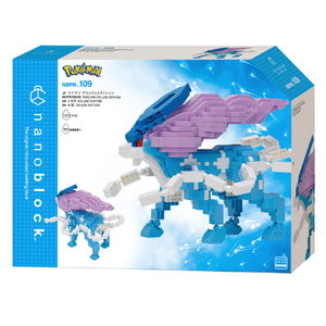 カワダ ナノブロック ポケットモンスター スイクン デラックスエディション NBPM109ﾎﾟｹﾓﾝｽｲｸﾝDX-イメージ2