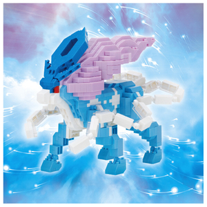 カワダ ナノブロック ポケットモンスター スイクン デラックスエディション NBPM109ﾎﾟｹﾓﾝｽｲｸﾝDX-イメージ7