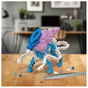 カワダ ナノブロック ポケットモンスター スイクン デラックスエディション NBPM109ﾎﾟｹﾓﾝｽｲｸﾝDX-イメージ9