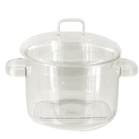 トレードワン 耐熱ガラス鍋(1．9L) 30966ﾀｲﾈﾂｶﾞﾗｽﾘﾖｳﾃﾅﾍﾞ1.9L