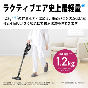 シャープ サイクロン式コードレススティッククリーナー RACTIVE Air ブラック系 EC-FR11-B-イメージ4