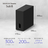 SONY SA-SW8 サブウーファー |エディオン公式通販