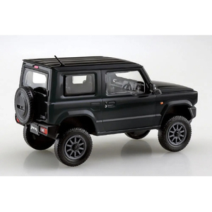 アオシマ 1/32 スズキ JB64 ジムニー カスタムホイール(ブルーイッシュブラックパール3) Aﾗｸﾌﾟﾗ09CUBBｼﾞﾑﾆ-CBﾌﾞﾗﾂｸP-イメージ3