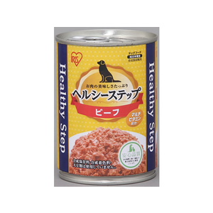 アイリスオーヤマ ヘルシーステップ ビーフ 1缶 375g FC14976-P-HLC-B-イメージ1