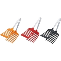 田辺金具 抗菌耐熱マルチグリルトング 大 レッド FCL4242-031813002