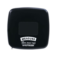クツワ 超薄型メジャー 3.5m ブラック FC535PS-MJ006BK