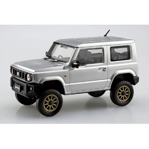 アオシマ 1/32 スズキ JB64 ジムニー カスタムホイール(シルキーシルバーメタリック) Aﾗｸﾌﾟﾗ09CUSSｼﾞﾑﾆ-CSｼﾙﾊﾞ-M-イメージ2