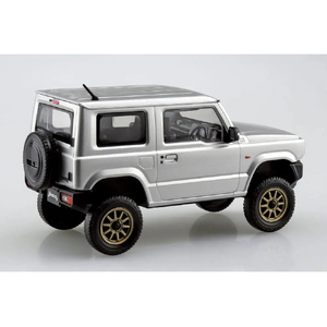 アオシマ 1/32 スズキ JB64 ジムニー カスタムホイール(シルキーシルバーメタリック) Aﾗｸﾌﾟﾗ09CUSSｼﾞﾑﾆ-CSｼﾙﾊﾞ-M-イメージ3