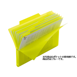 セキセイ アクティフ 12インデックスフォルダー A4 ブルー 12仕切りブルー1冊 F844521-ACT-912-10-イメージ2