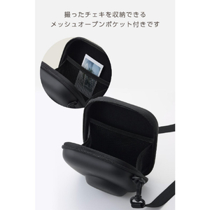 エレコム instax miniシリーズ(チェキ)用 カメラケース/フラット ブラック IC-CCGPFLBK-イメージ5