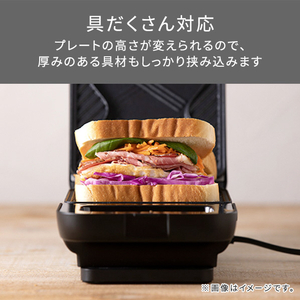 テスコム ホットサンドメーカー ピンク THS50AP-イメージ8