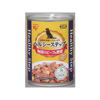 アイリスオーヤマ ヘルシーステップ角切りビーフ&野菜1缶375g FC14978-P-HLC-KB