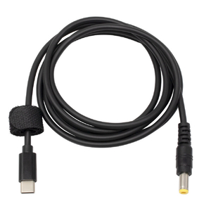 アイネックス Fujitsu用USB-C - DC電源変換ケーブル(PD65W対応1．5m) ブラック CDC-5525-15-イメージ1