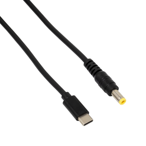アイネックス Fujitsu用USB-C - DC電源変換ケーブル(PD65W対応1．5m) ブラック CDC-5525-15-イメージ2