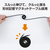 ナカバヤシ マグネット巻き取りケーブル C-C 0．7m ブラック UPD-MFC07BK-イメージ3