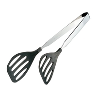 田辺金具 抗菌耐熱カラートング グリル 黒 320mm FCL4244-024113001