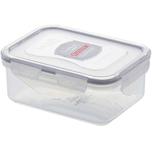 ＬＩＶ ＰＬＵＳ ロック&ロック クラシック 保存容器 350mL 長方形 グレー FCF908M-HPL806G-イメージ1