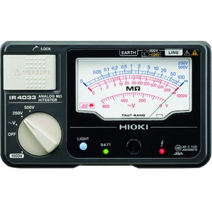 日置電機 アナログ絶縁抵抗計(3レンジ) IR4033-10 FC078JF-3557502-イメージ2