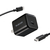 エレコム USB Power Delivery 45W AC充電器(C-Cケーブル付属/1．5m) ブラック ACDC-PD12345BK-イメージ1