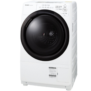 シャープ 【右開き】7kgドラム式洗濯乾燥機 ホワイト系 ES-7S1-WR-イメージ3