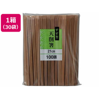 大和物産 すす竹天削箸21cm 100膳×30袋 FC588PU-10876