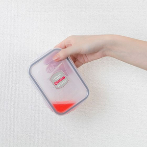 ＬＩＶ ＰＬＵＳ ロック&ロック クラシック 保存容器 360mL 長方形 グレー FCF909M-HPL810G-イメージ2