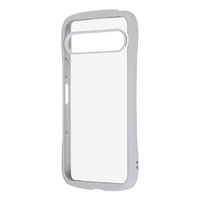 レイ・アウト Xperia 10 VII用Puffull 耐衝撃 バンパー ハイブリッドケース グレー RT-RXP10M7CMD1/GR