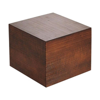 江部松商事 EBM/木製 千筋キューブ 茶 200×200×160mm FC982LD-1654500