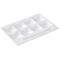 若泉漆器 「和」テイスト ビュッフェプレート 白 FC876KY-0260990