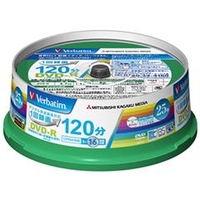 Verbatim 録画用DVD-R 4．7GB 1-16倍速対応 CPRM対応 インクジェットプリンタ対応 25枚入り VHR12JP25V1