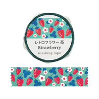 アーテック マスキングテープ レトロフラワー 苺 FCE539U-74643